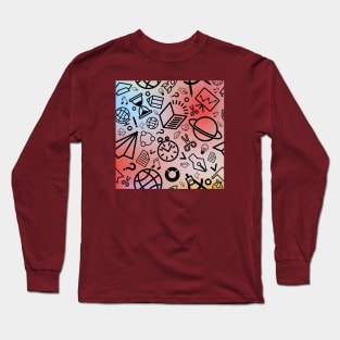 Arts crafts school music activities-kids and teachers Long Sleeve T-Shirt